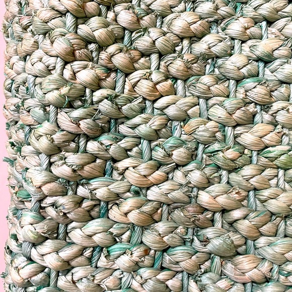 Charter Club beach bag. Clean and pretty. Unique handles. P.B.1 - Picture 4 of 9